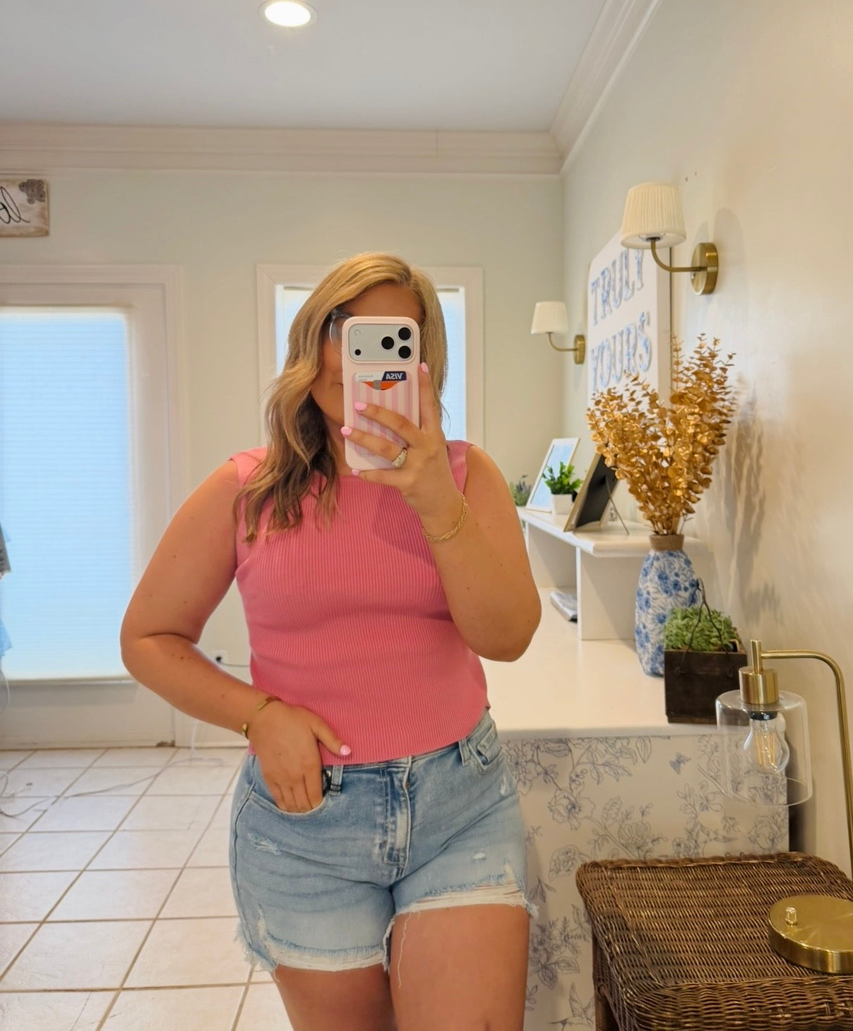 Pink Backless Nights Top