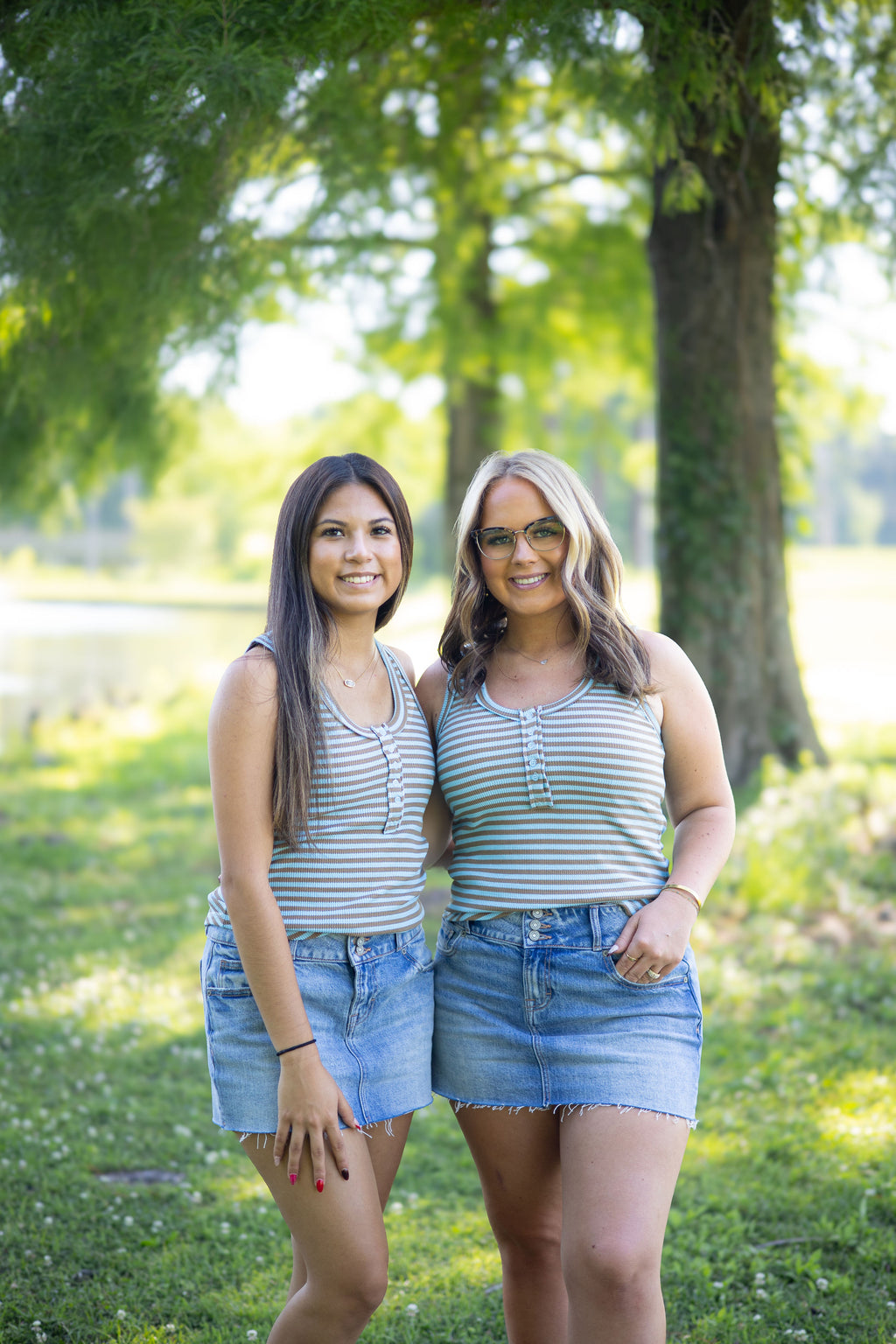 Seaside Stripe Tanks