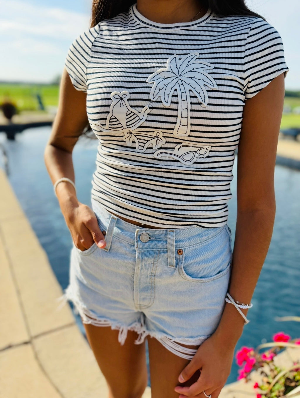 Beachy Patchwork Top