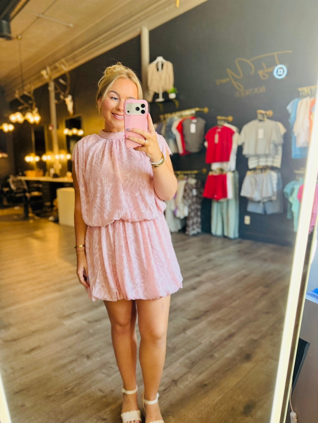 Just Darling Jacquard Dress