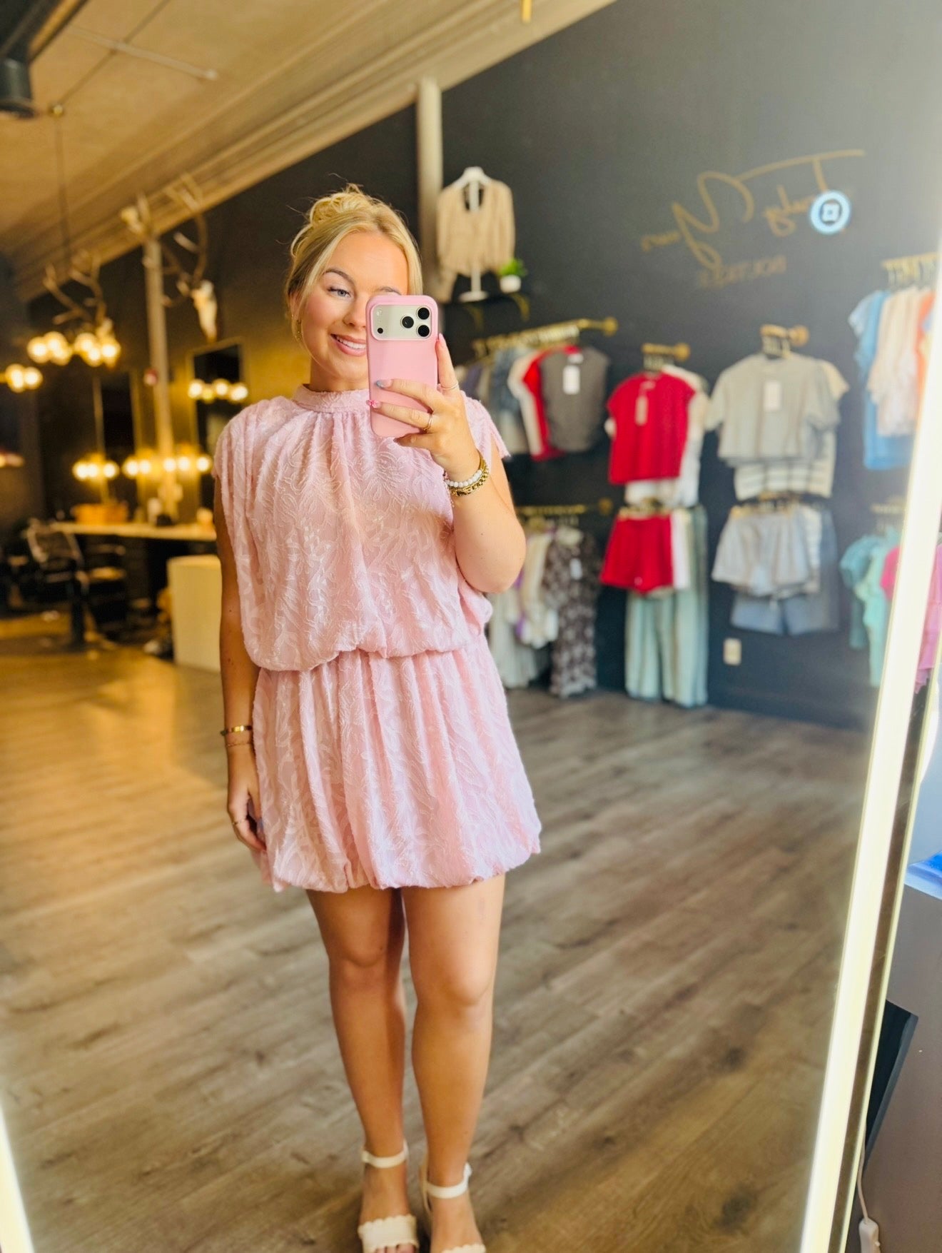 Just Darling Jacquard Dress