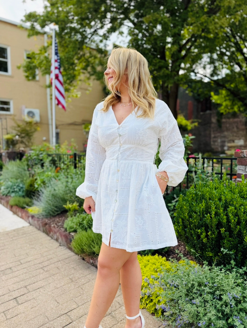 Wedding Bells Embroidered Dress