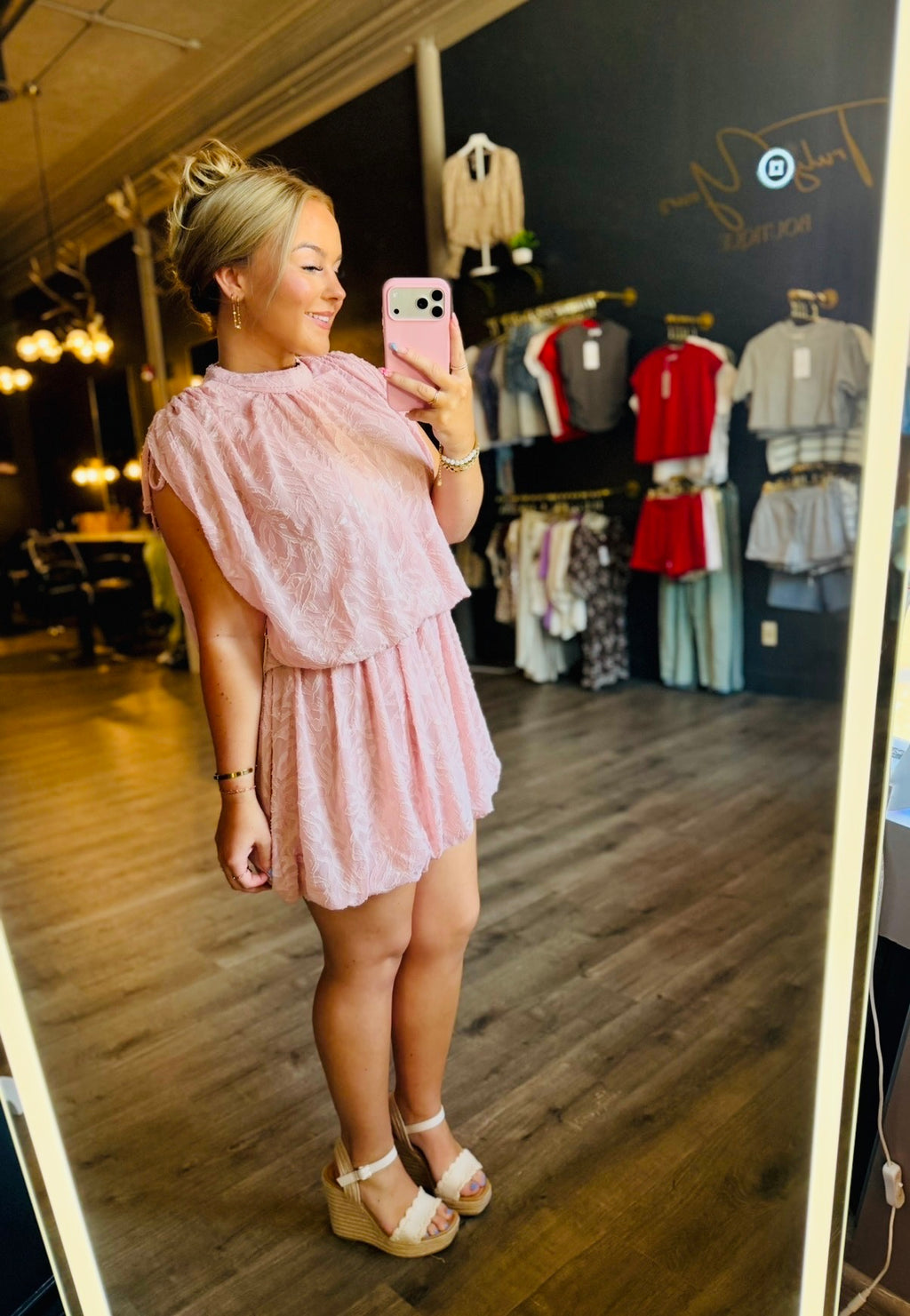Just Darling Jacquard Dress
