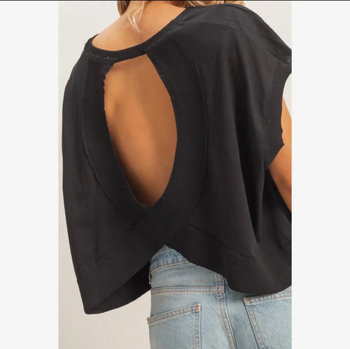 Black Back At It Tee