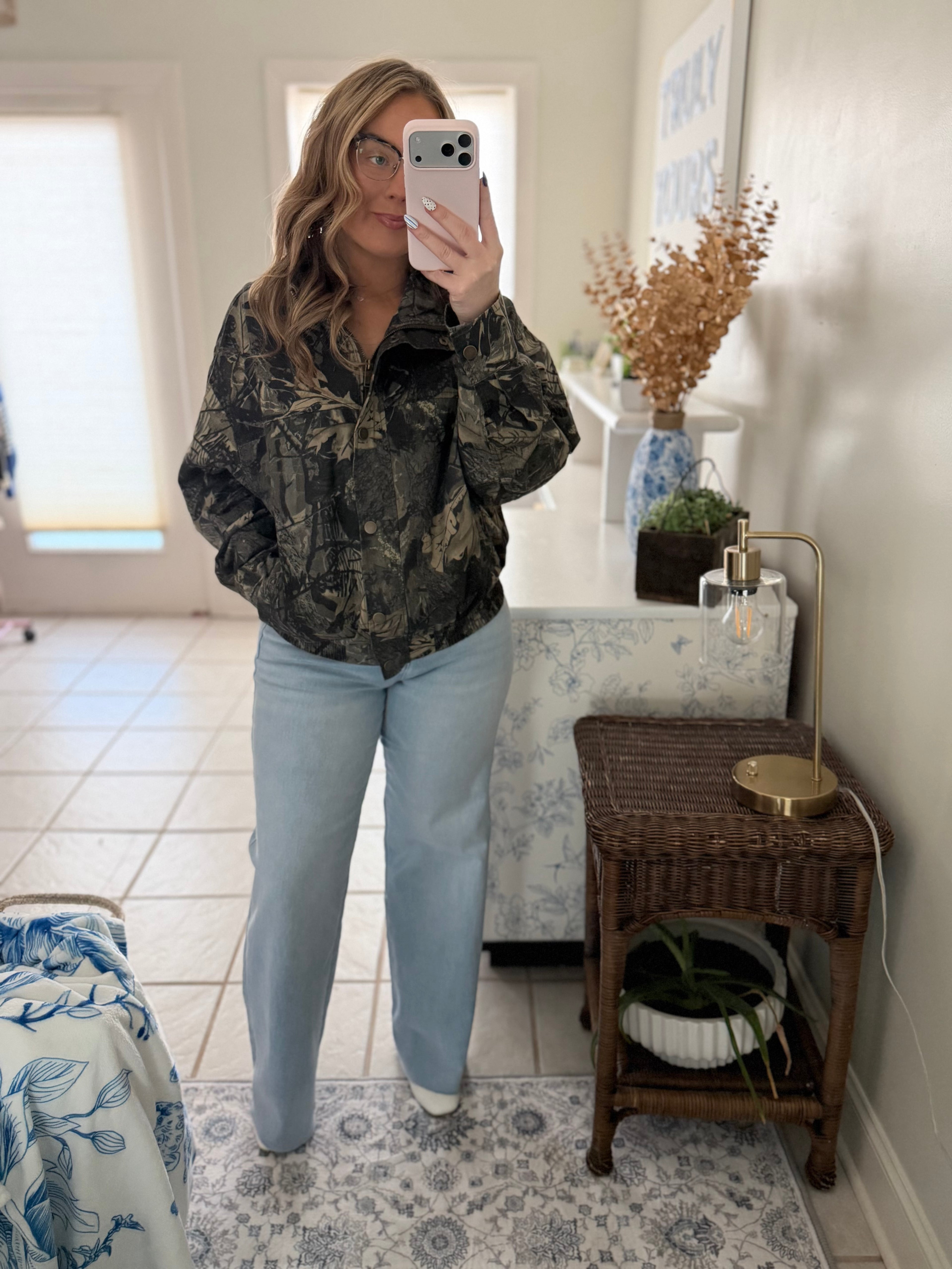 Tree Camo Bomber Jacket