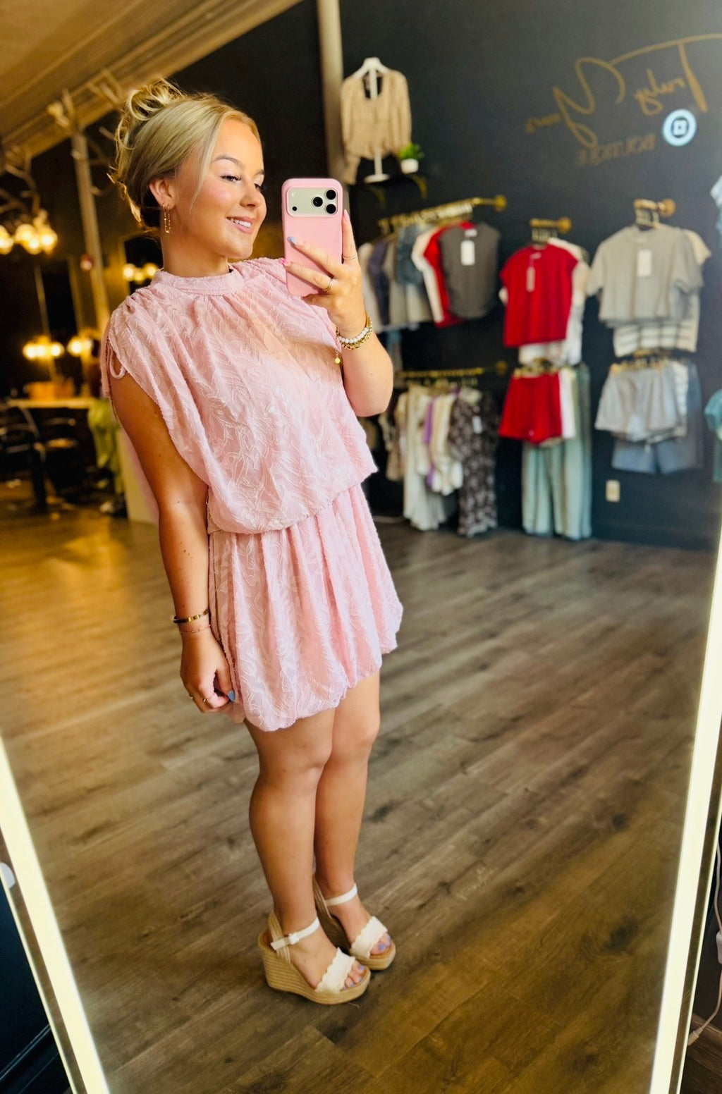 Just Darling Jacquard Dress