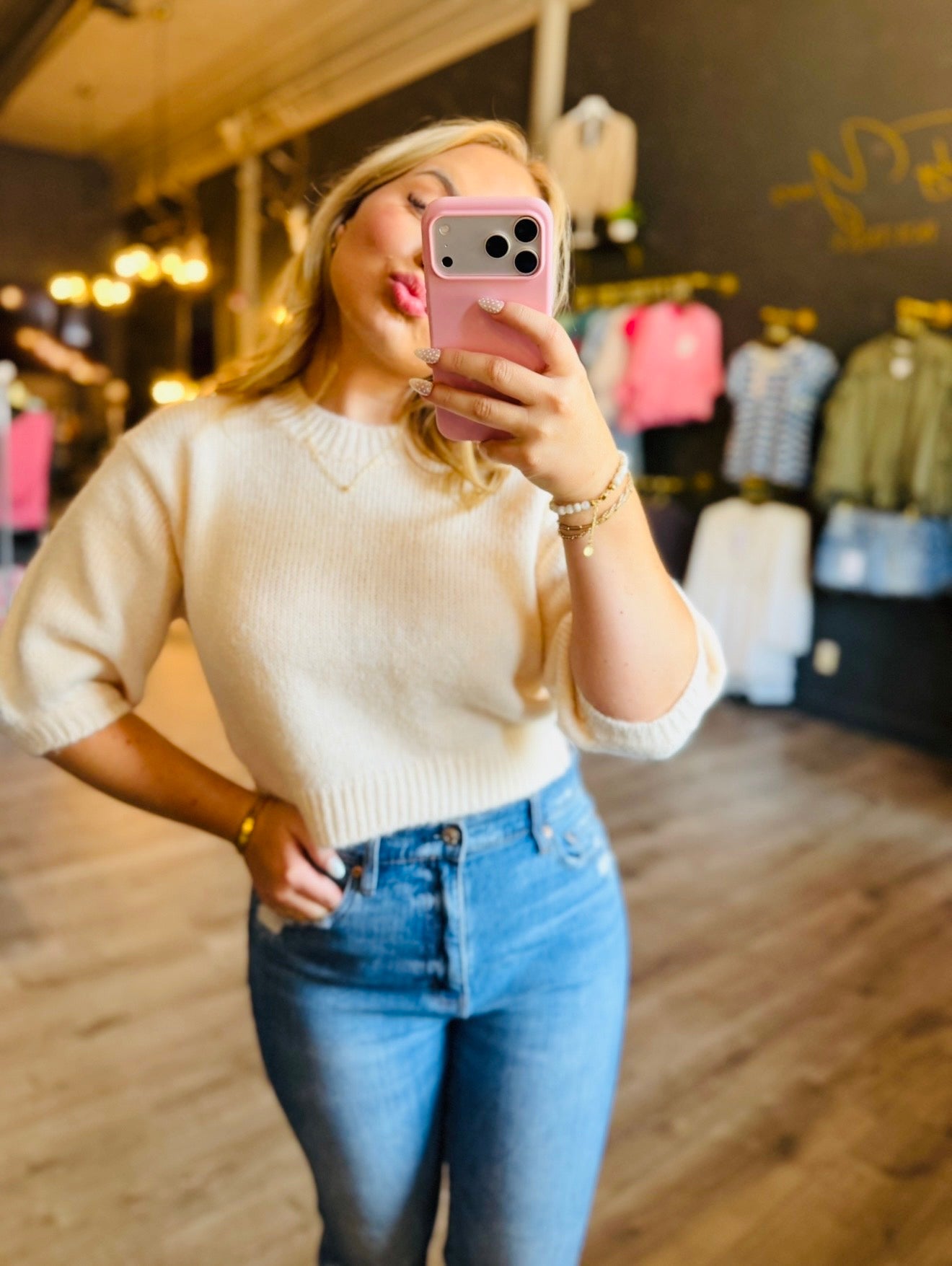 Blushing Over You Sweater