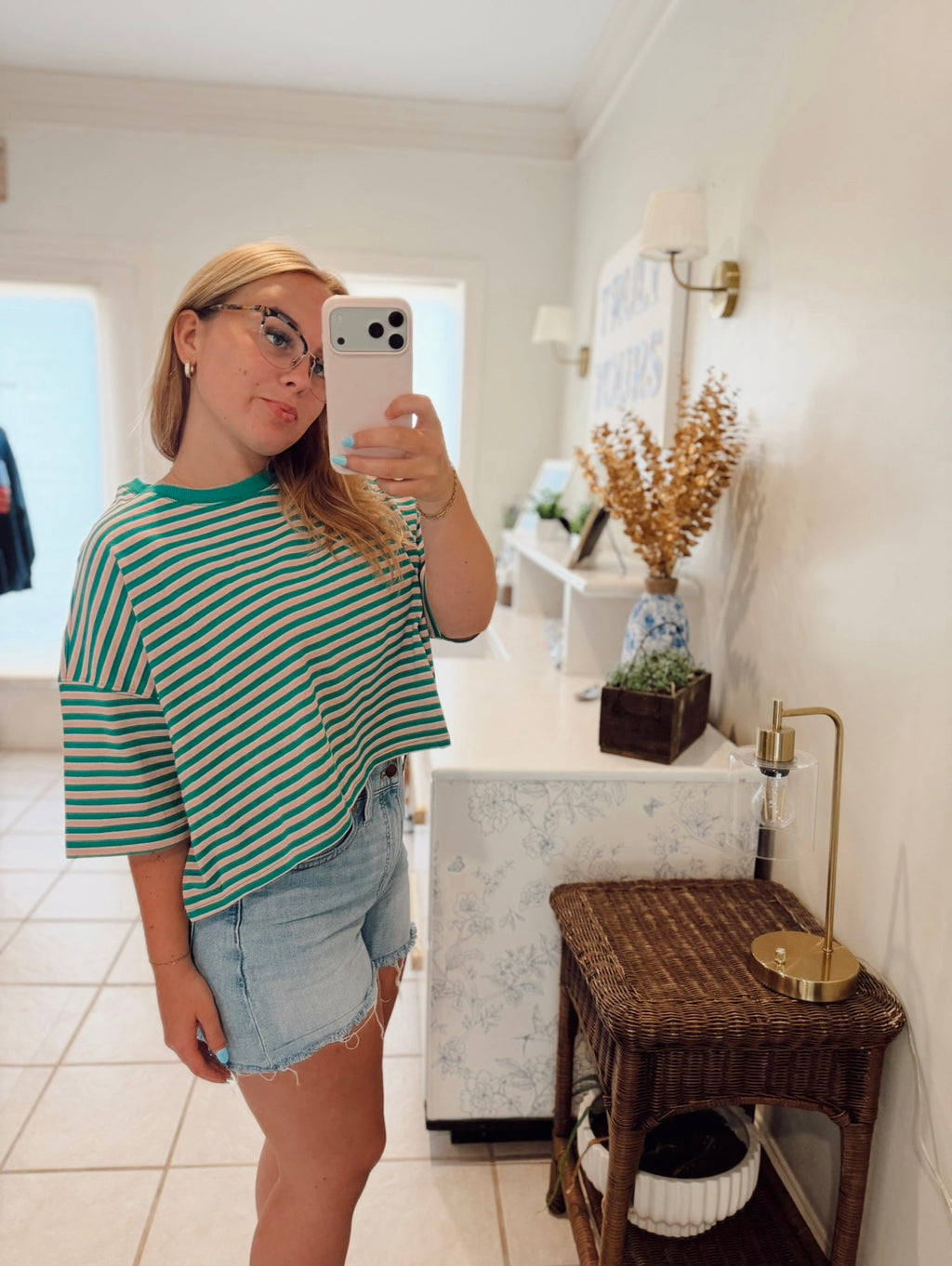 Watermelon Striped Top