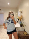 LULU MAC Blue and Navy Polka Dot