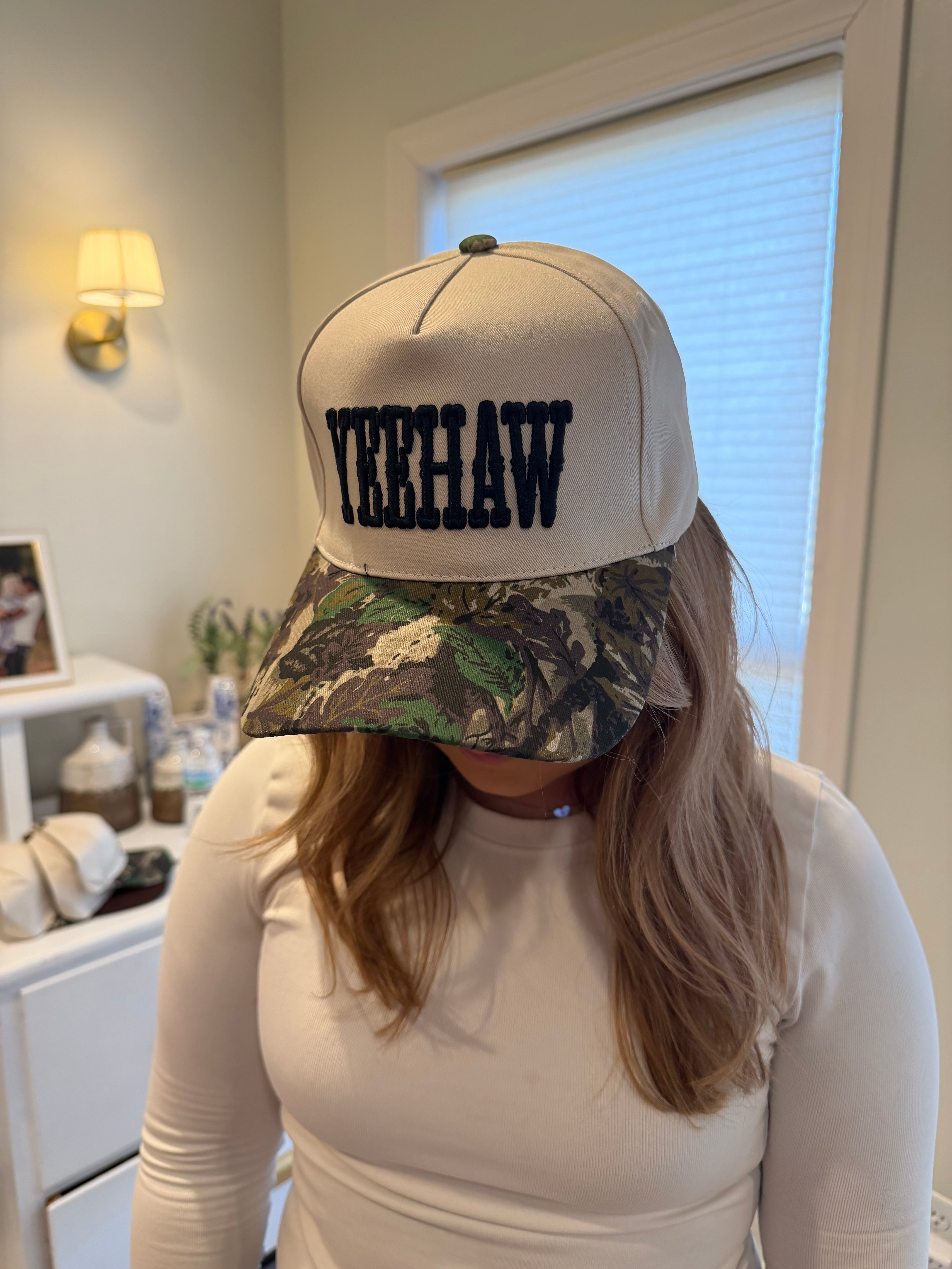 Yeehaw Two Tone Camo Hat 13