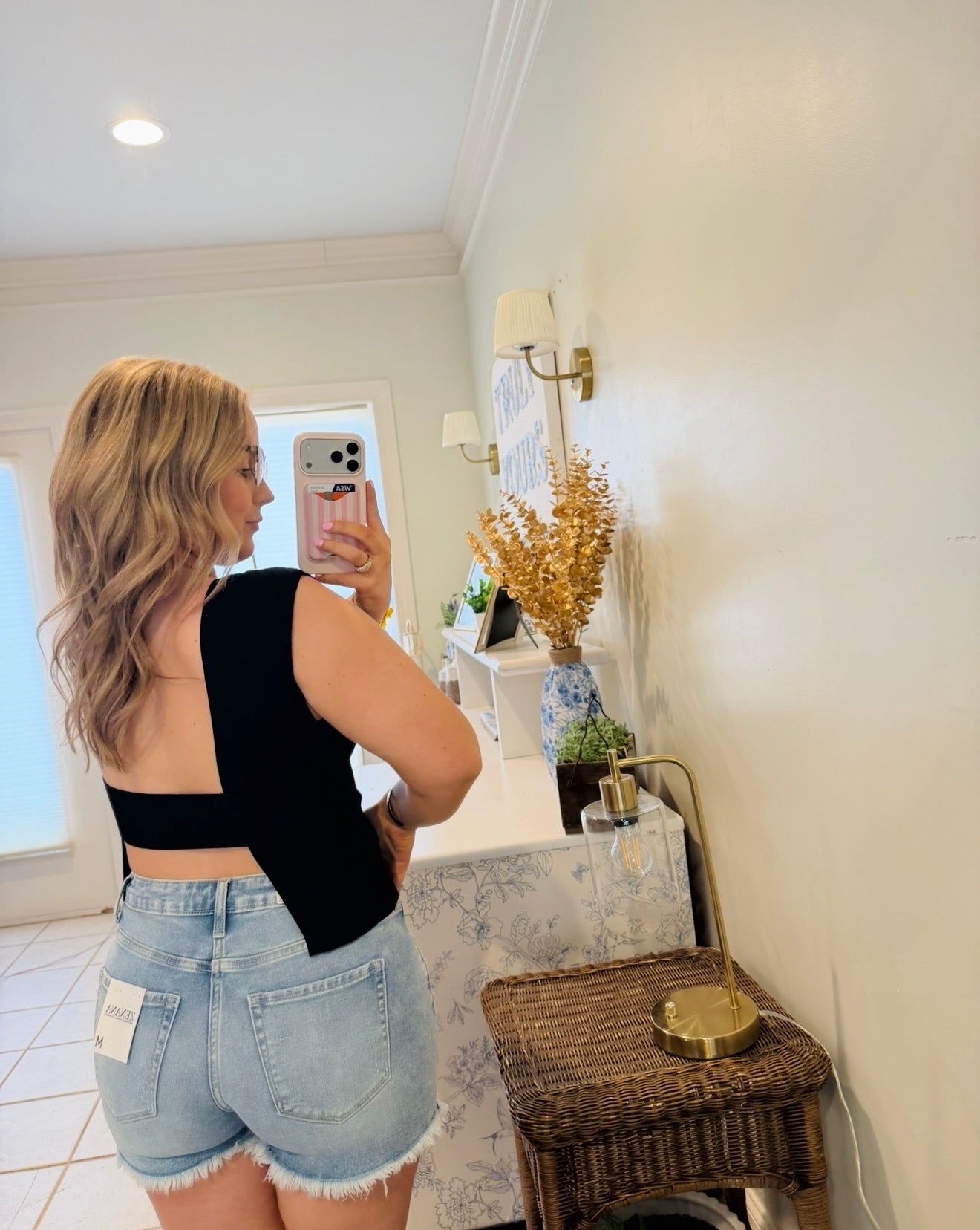 Black Backless Nights Top