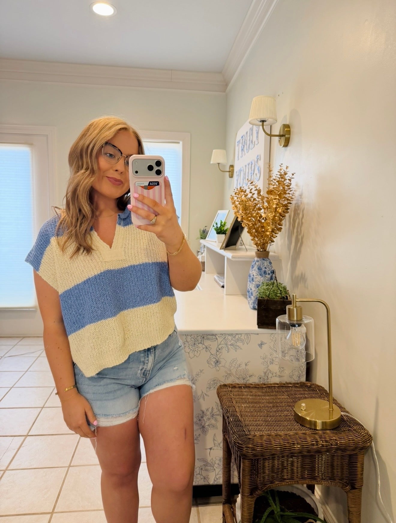 Coastal Breeze Stripe Top