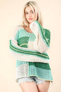 Seaside Colorblock Knit Top