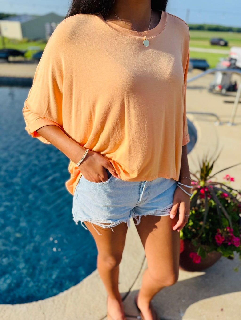 Soft + Flowy Batwing Top