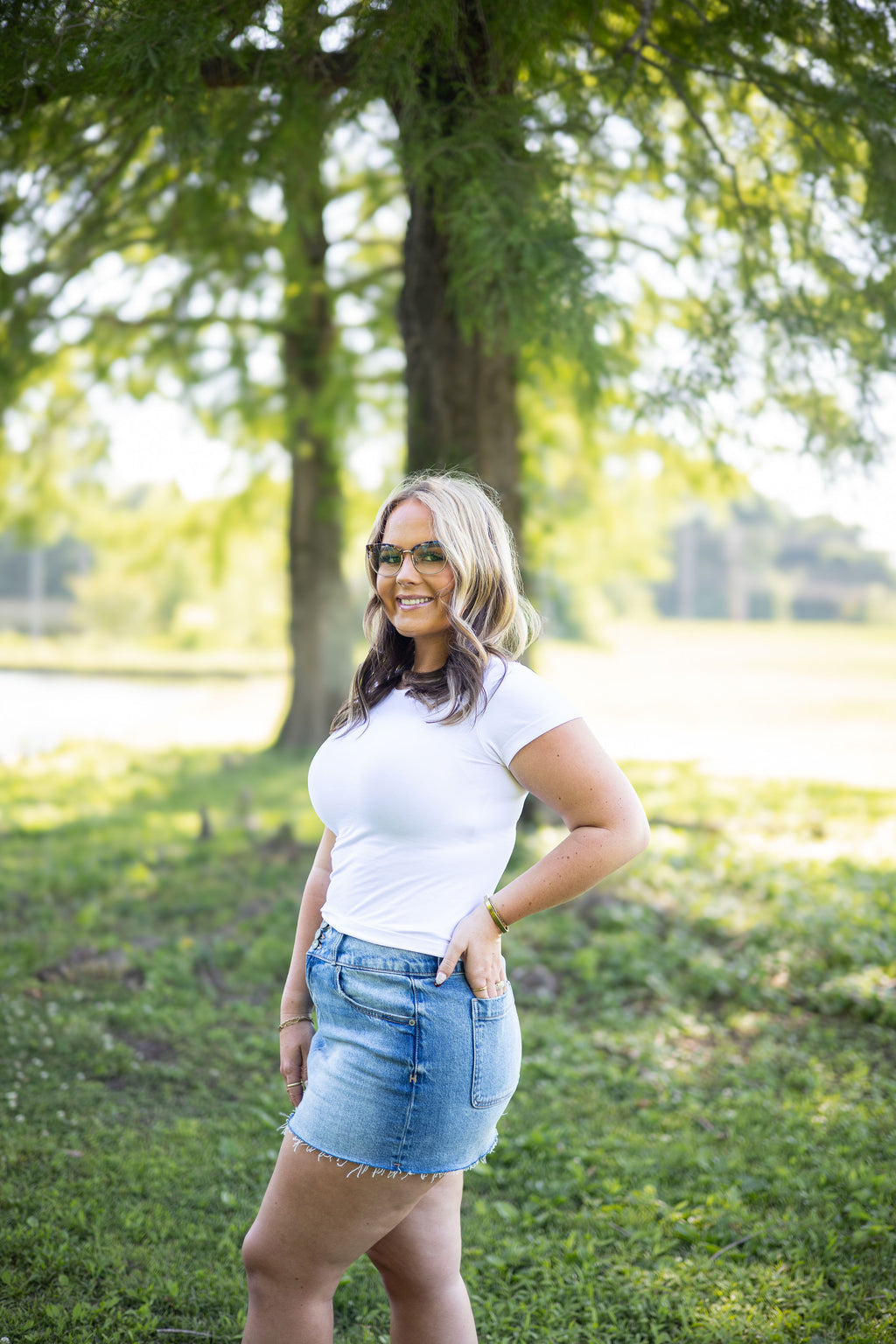Seamless White Top