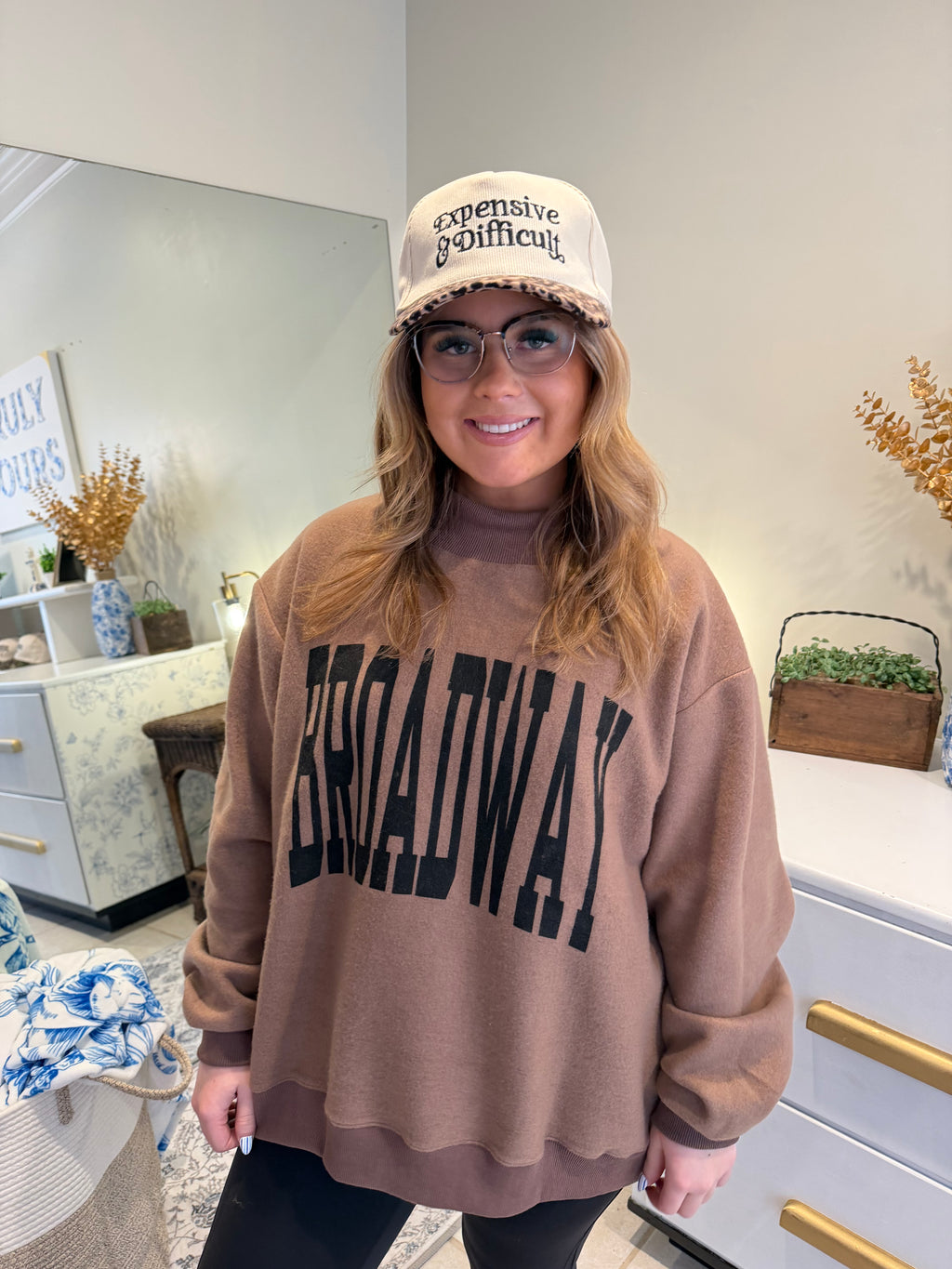 Expensive & Difficult Cheetah Two Tone Corduroy Hat