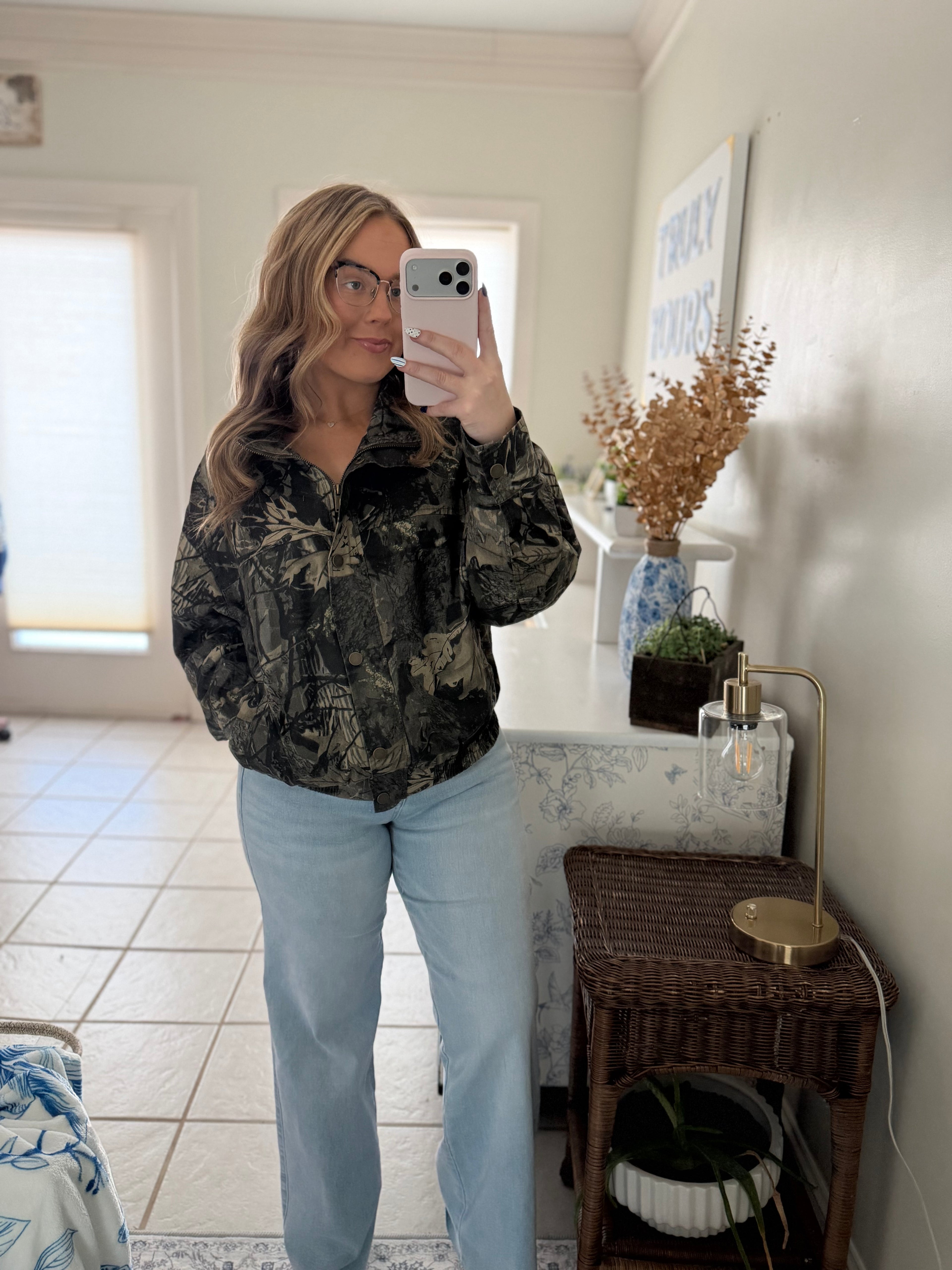 Tree Camo Bomber Jacket