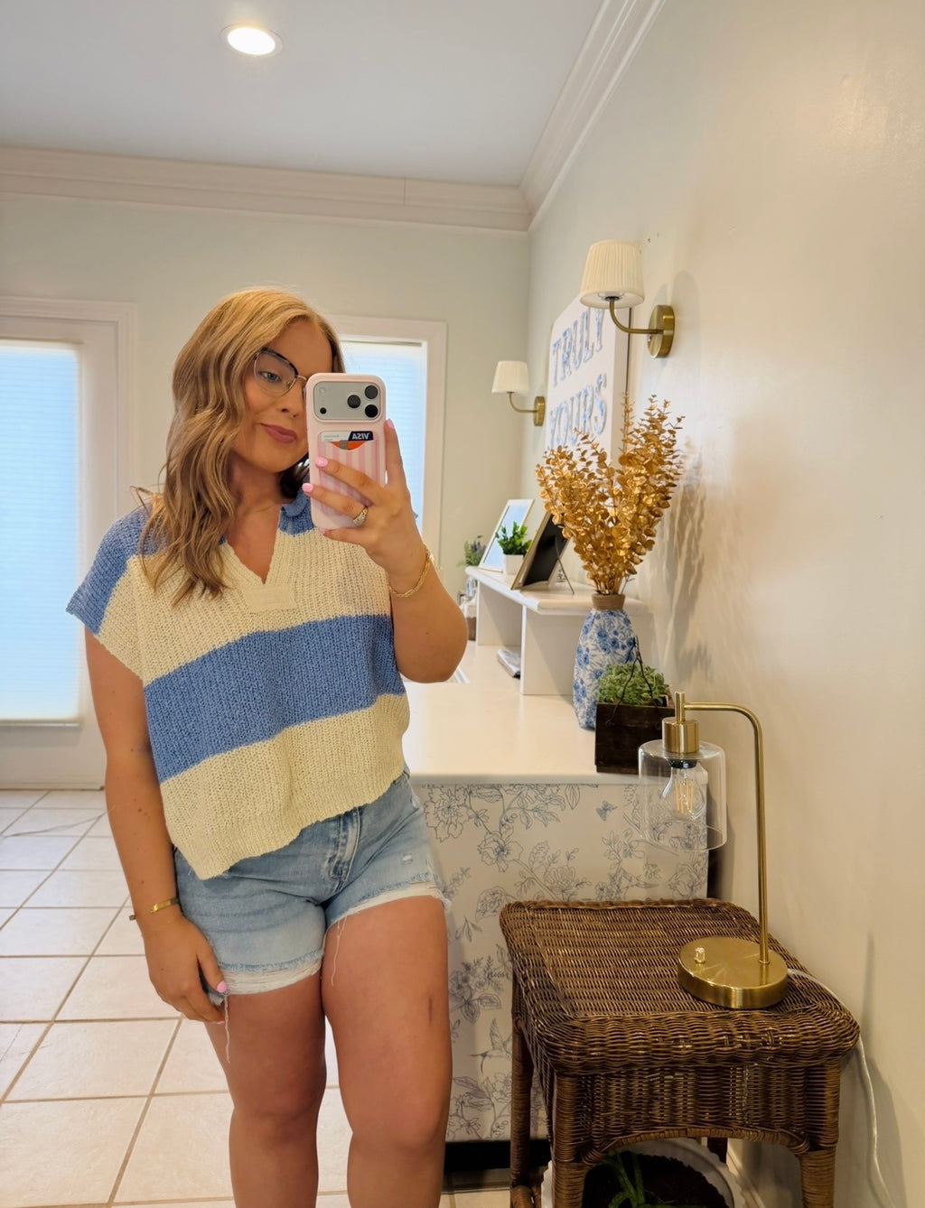 Coastal Breeze Stripe Top