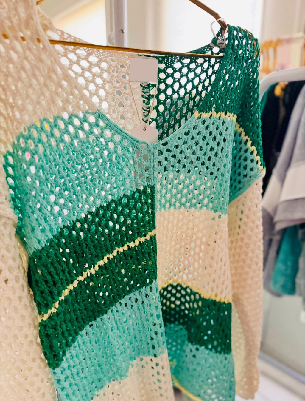 Seaside Colorblock Knit Top