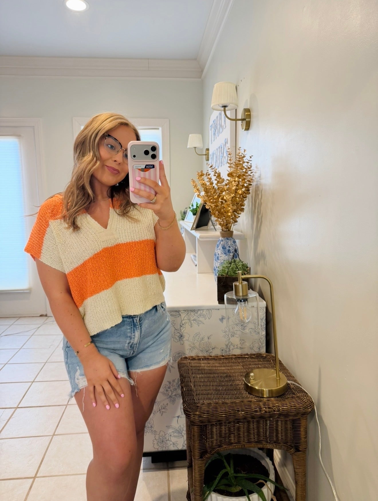 Creamsicle Crush Stripe Top