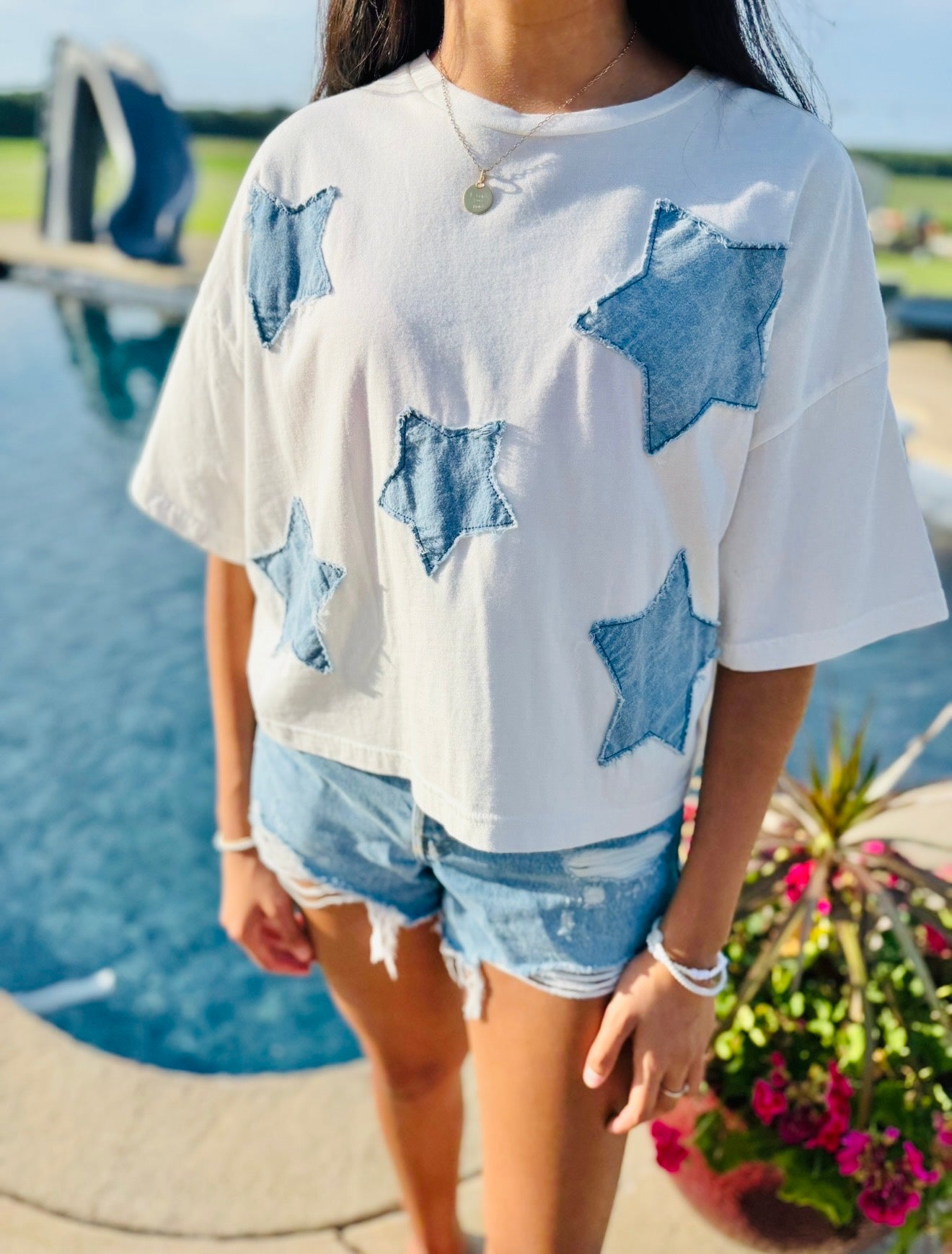 Seeing Stars Patched Top