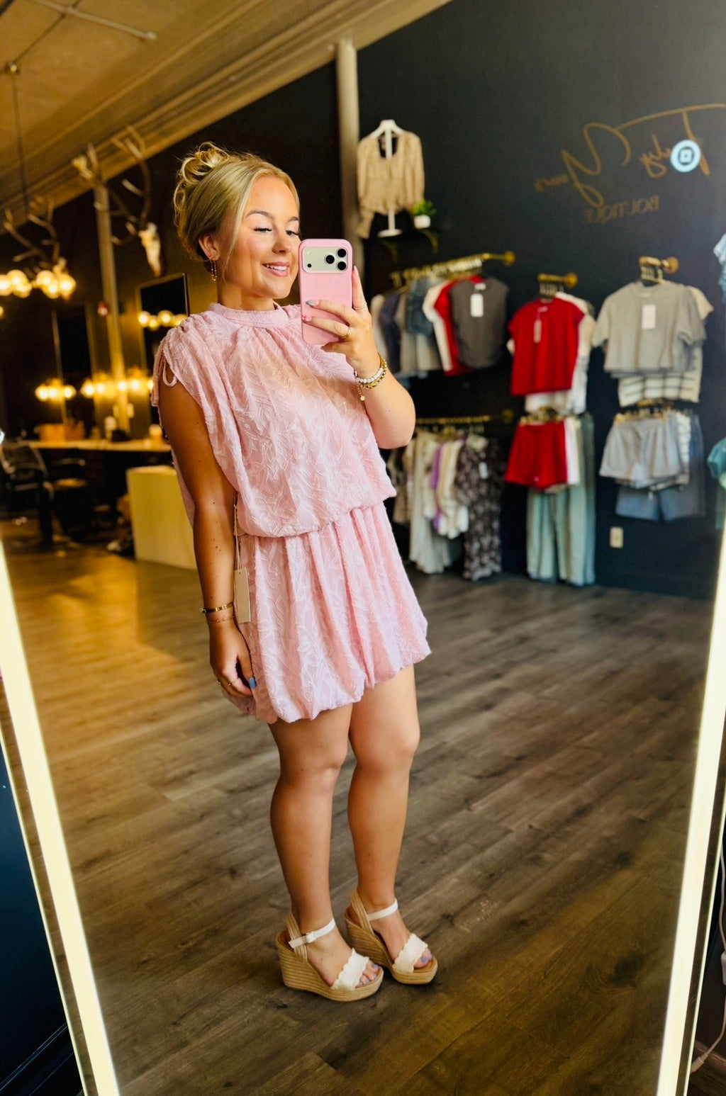 Just Darling Jacquard Dress