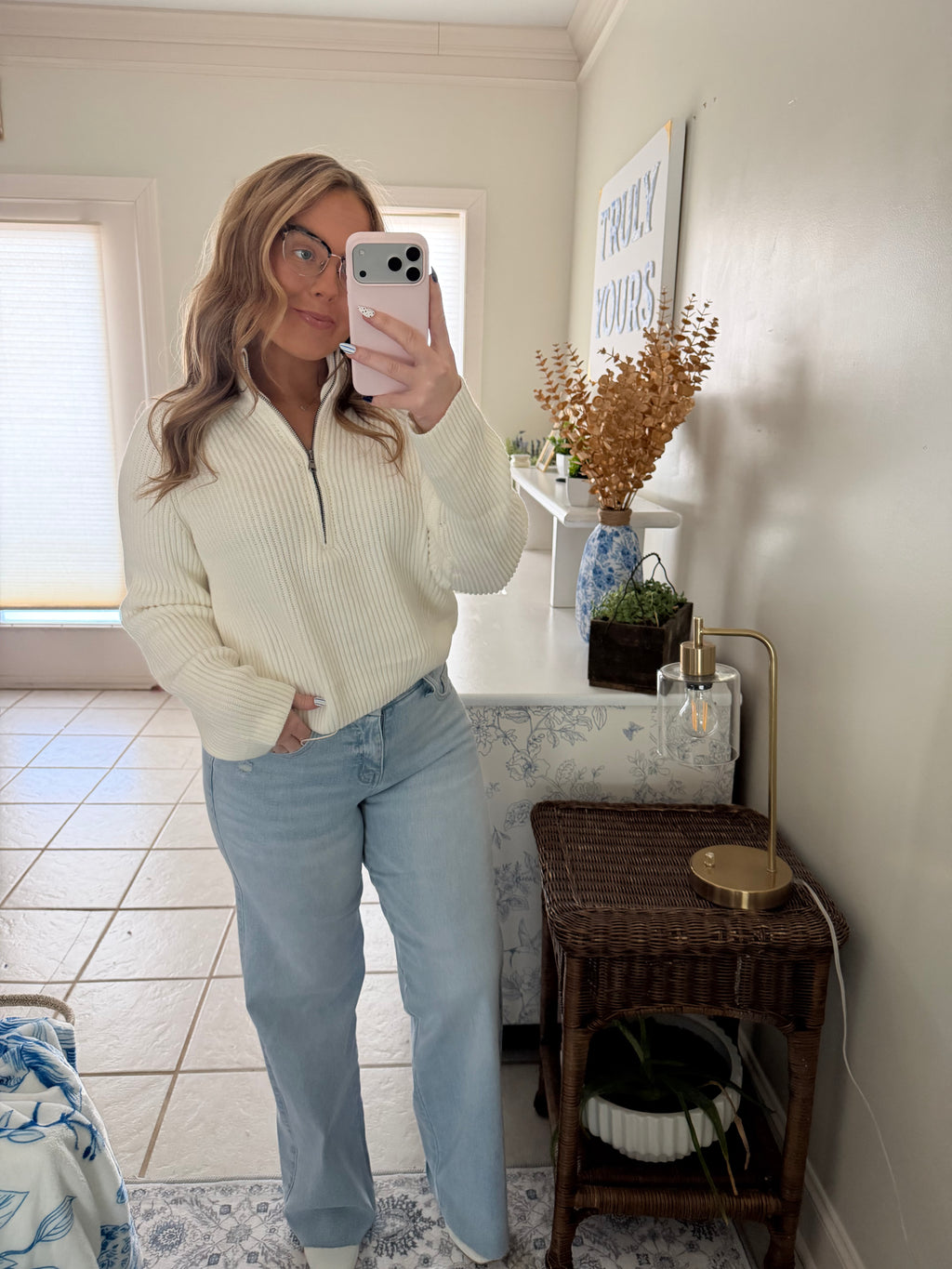 Everyday Cozy Half-Zip Sweater