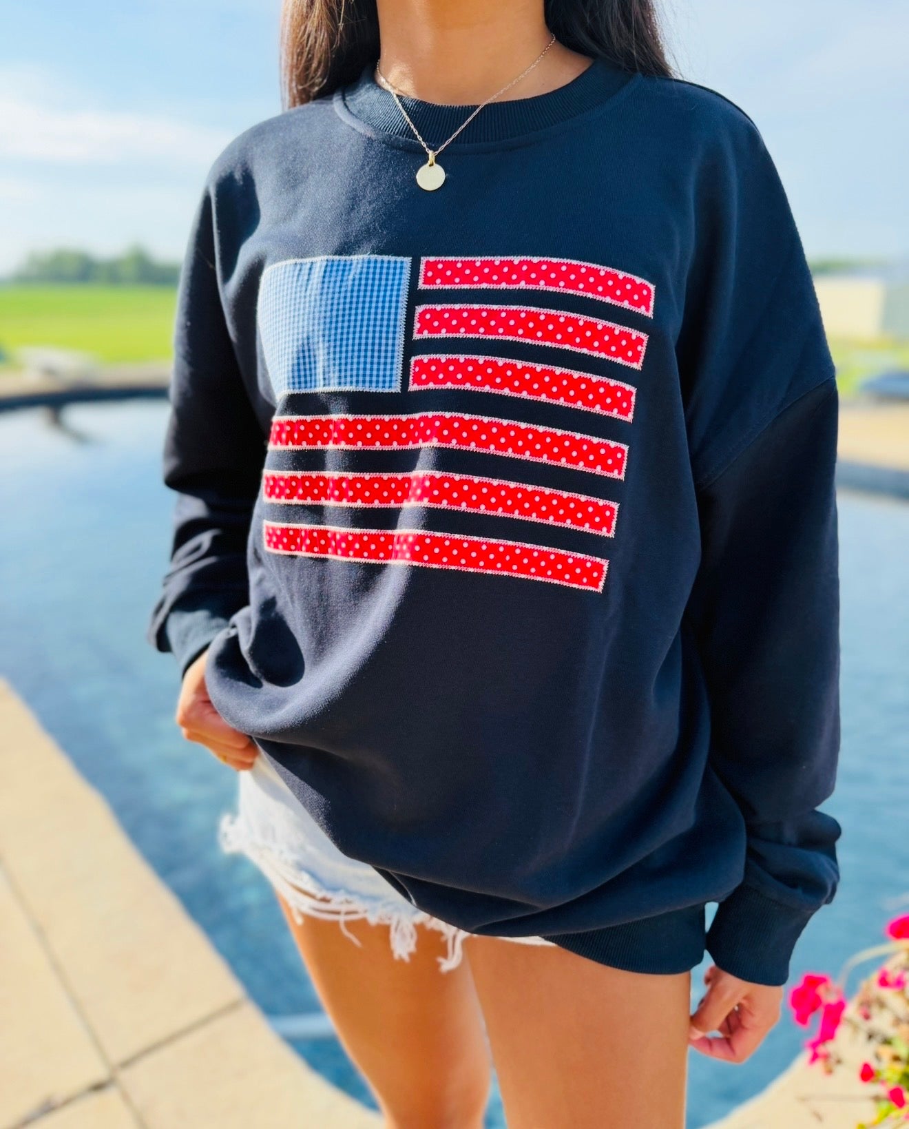 Trendy USA Oversized Sweatshirt