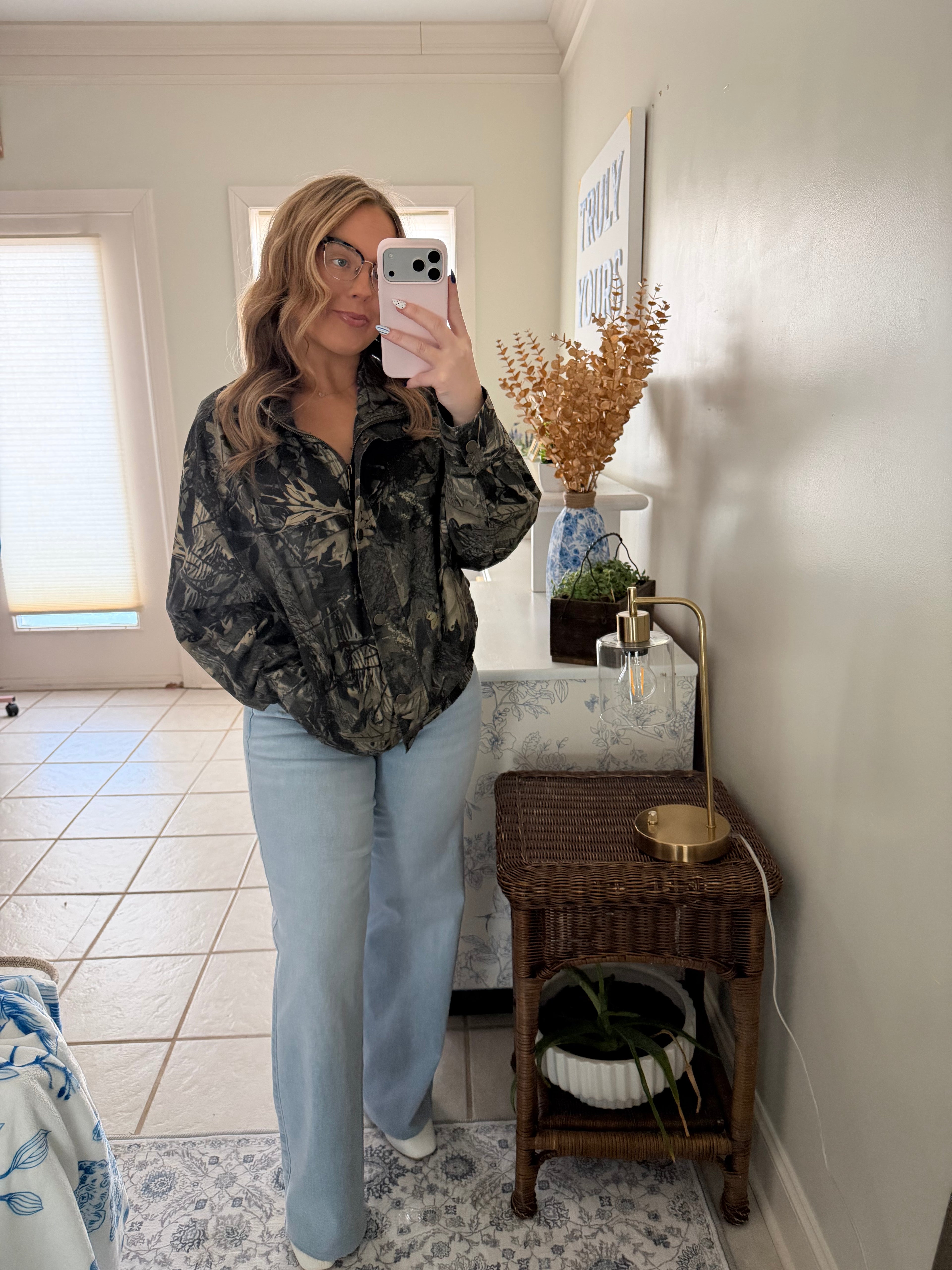 Tree Camo Bomber Jacket