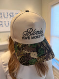 Blondes Have More Fun Camo Two Tone 15