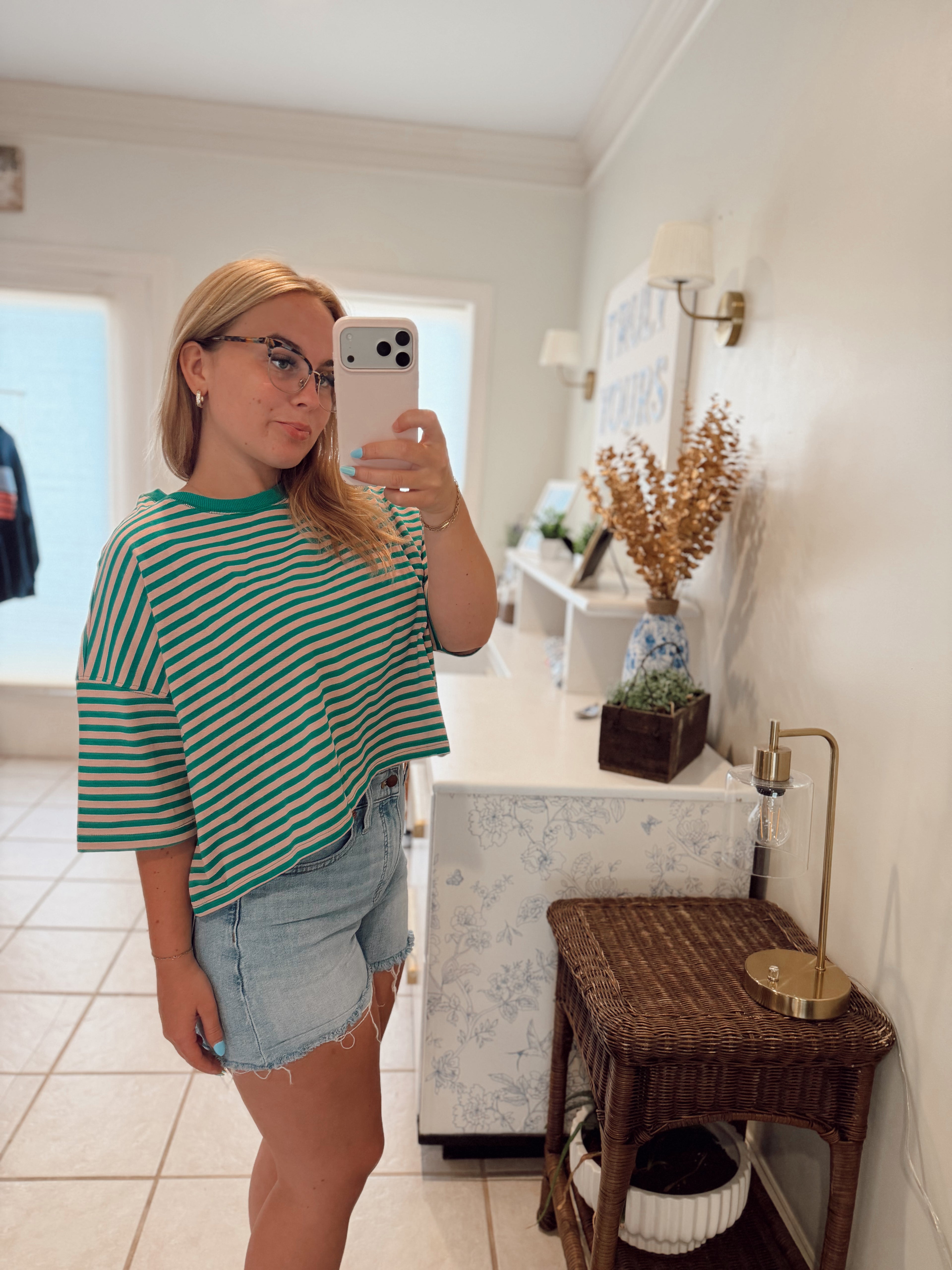 Watermelon Striped Top