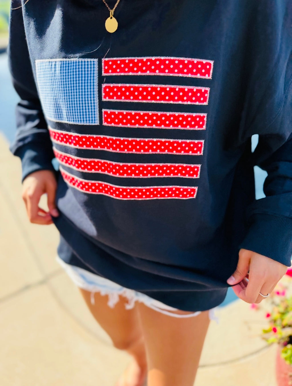 Trendy USA Oversized Sweatshirt