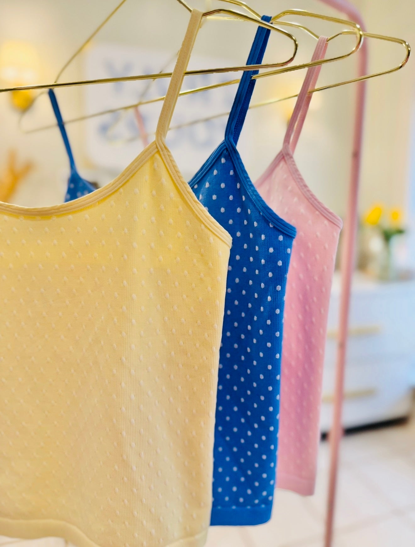 Polka Dot Tanks