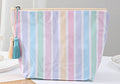 Striped Waterproof Bag with Tassels