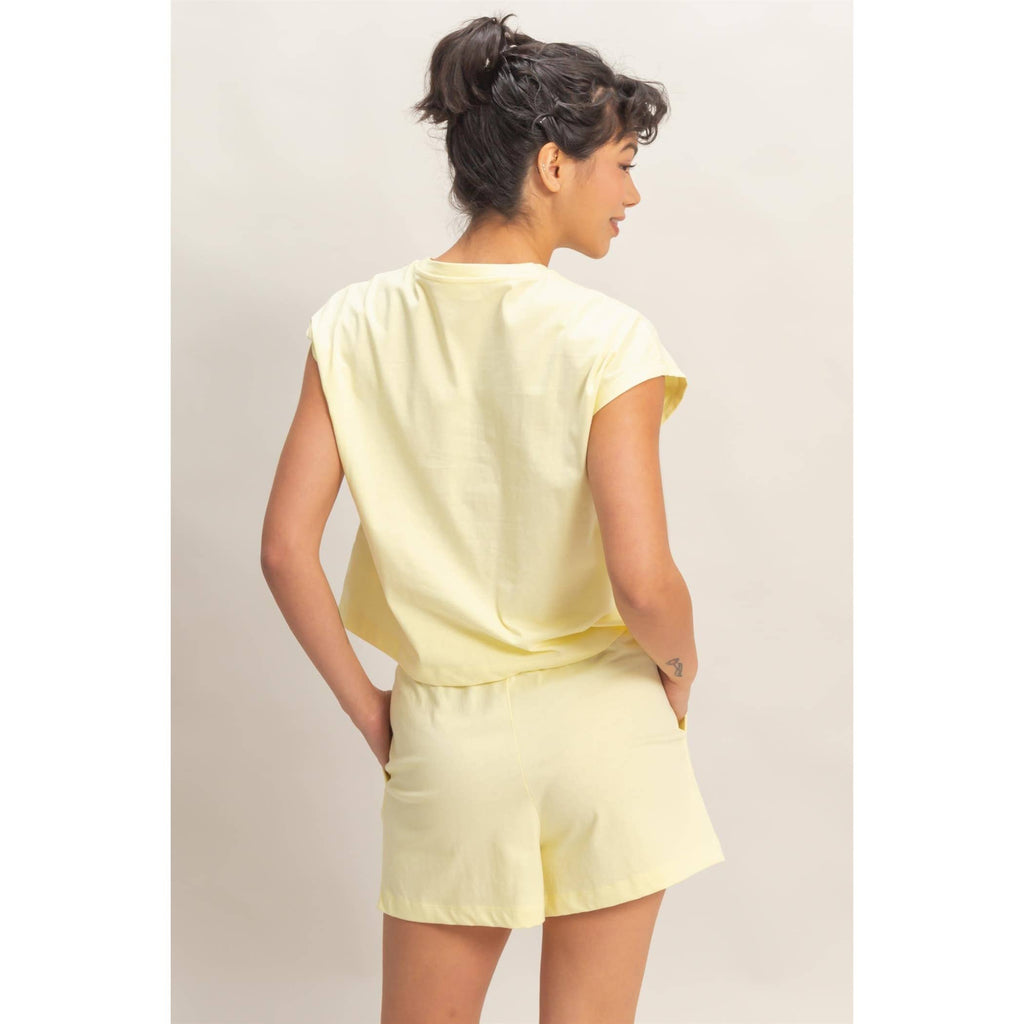Butter Yellow Boxy Set